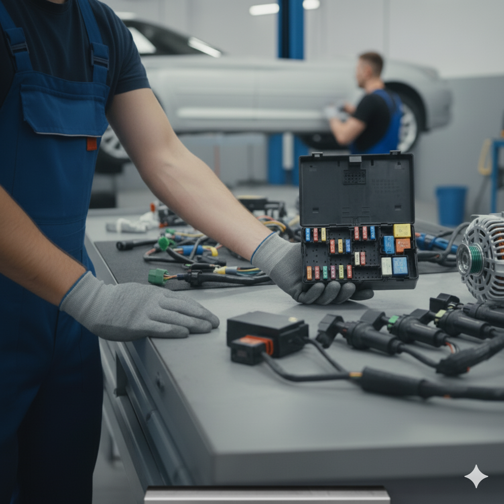 Serwis elektryczny samochodu Warszawa - diagnostyka i naprawa instalacji elektrycznej Bosch Alpacar